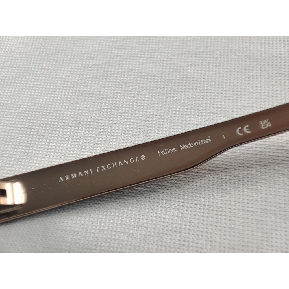 Armani Exchange AX 3104 8160 Frosted White Rose Gold Eyeglass Frames‎ 53-19-140 - Picture 6 of 10